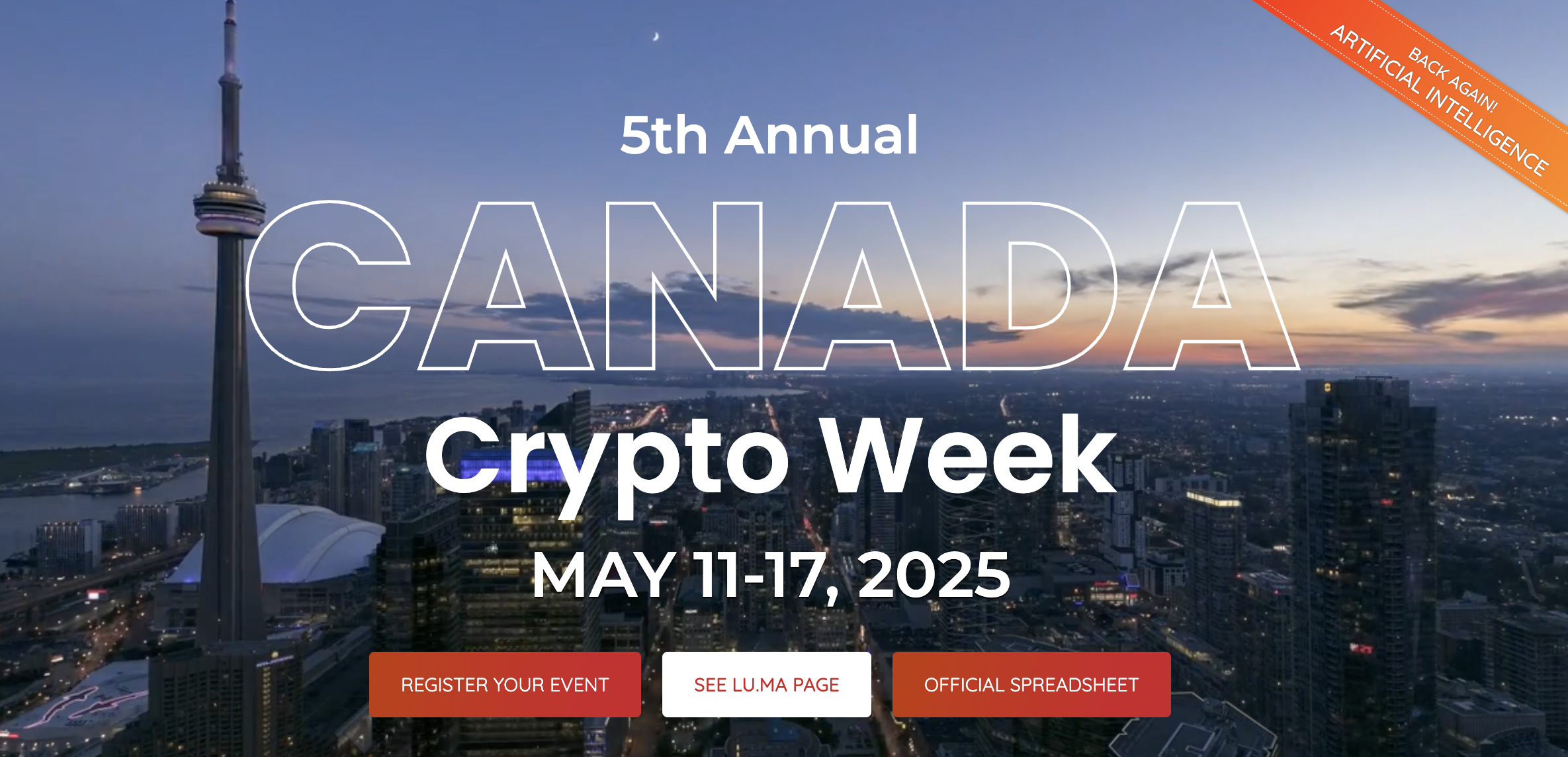Canada Crypto Week: A Week-Long Celebration of Web3, Blockchain, and AI -  InvestorWire (IW)